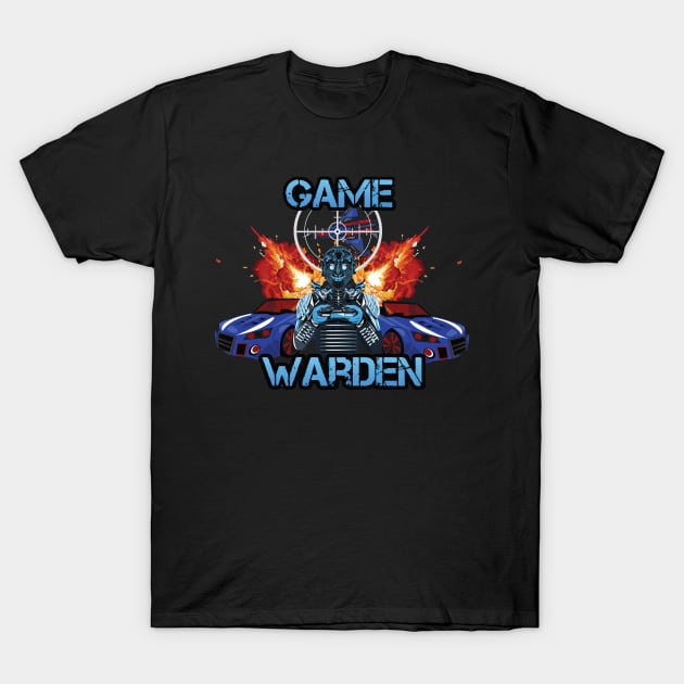 The Game warden is here T-Shirt by bry store